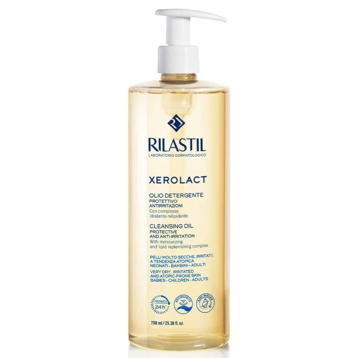 Rilastil Xerolact Olio Detergente Idratante Corpo 750 ml