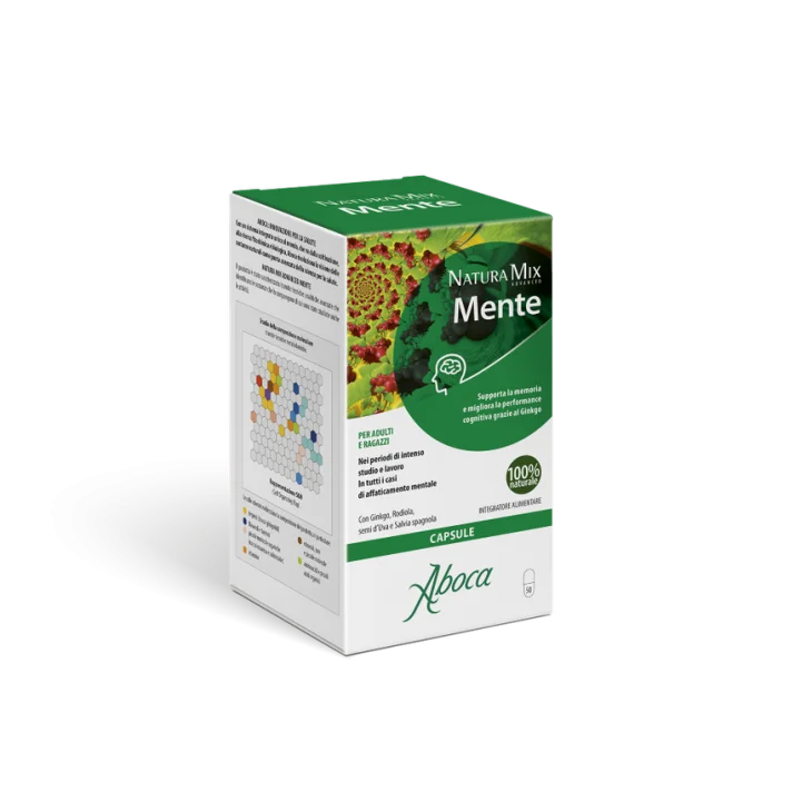 Aboca Natura Mix Advanced Mente Integratore per la Memoria 50 capsule