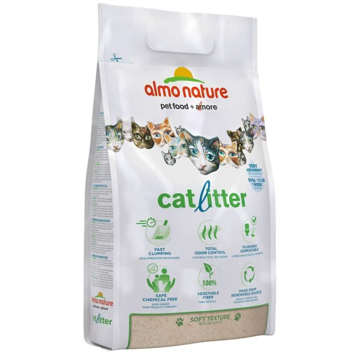 Almo Nature Cat Litter Lettiera per gatti biodegradabile 2.27 Kg