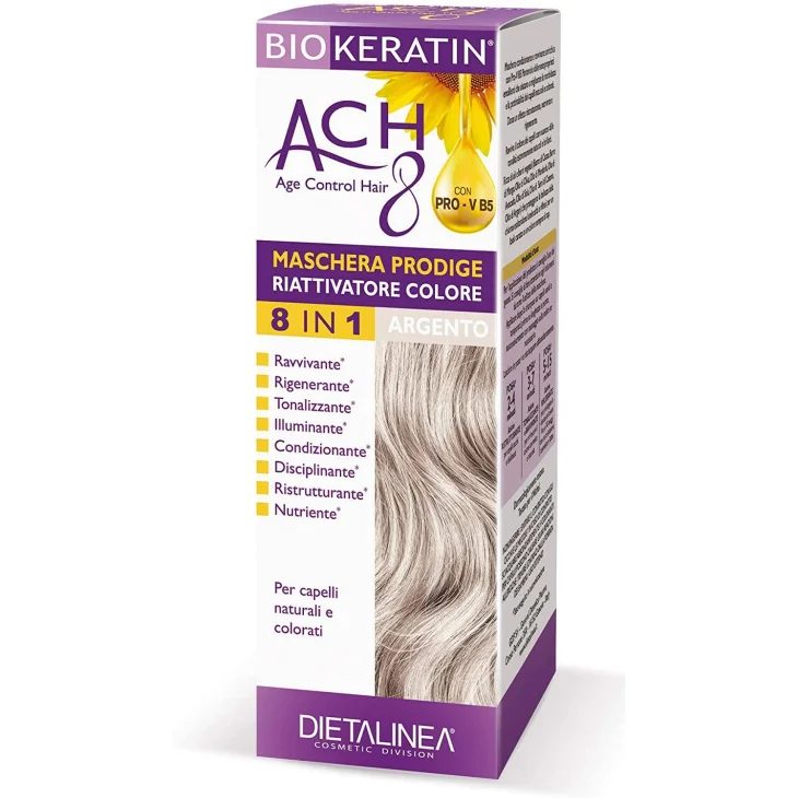 Biokeratin ACH8 Maschera Prodige Riattivatore di Colore Argento 150 ml