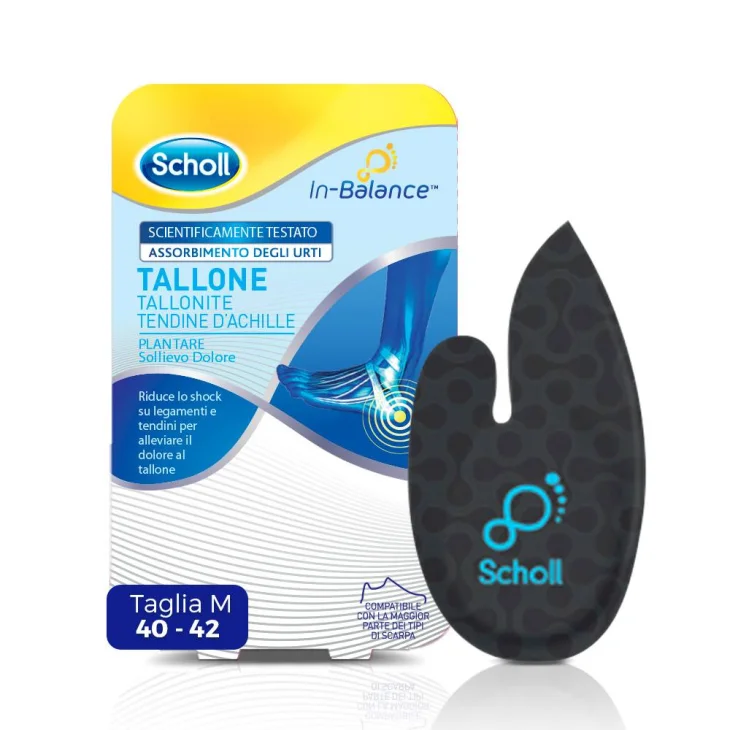 Scholl Plantare Tallone Sollievo Dolore Taglia M