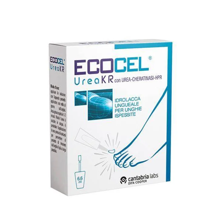 Difa Cooper Ecocel Urea KR Lacca Ungueale per Unghie Ispessite 6,6 ml