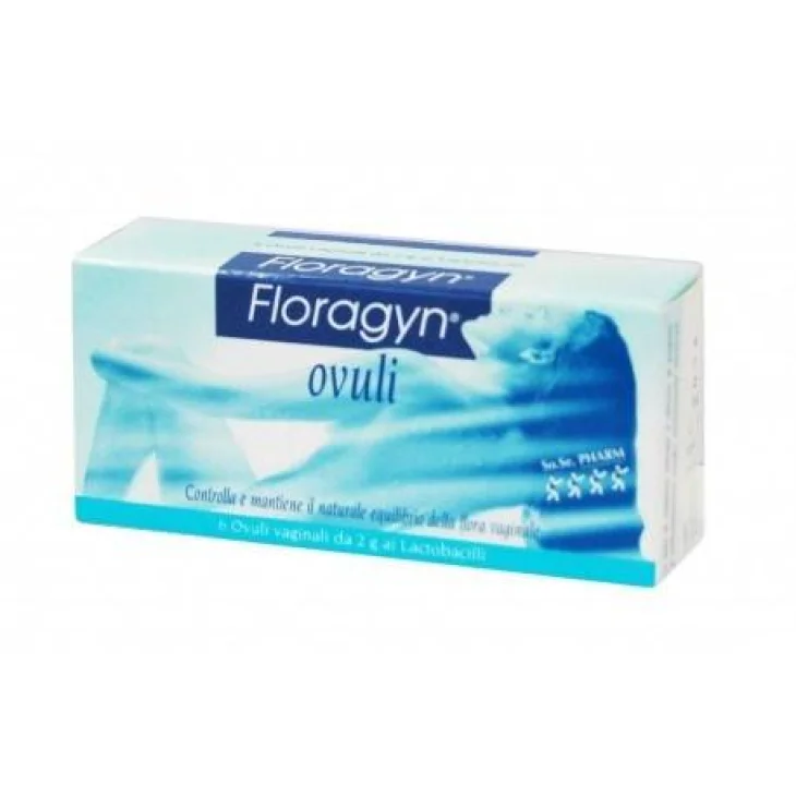 Floragyn Ovuli Vaginali 12 g 6 Pezzi