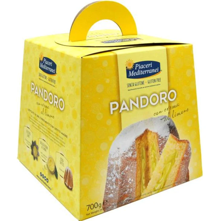 Piaceri Mediterranei Pandoro con Crema al Limone Senza Glutine