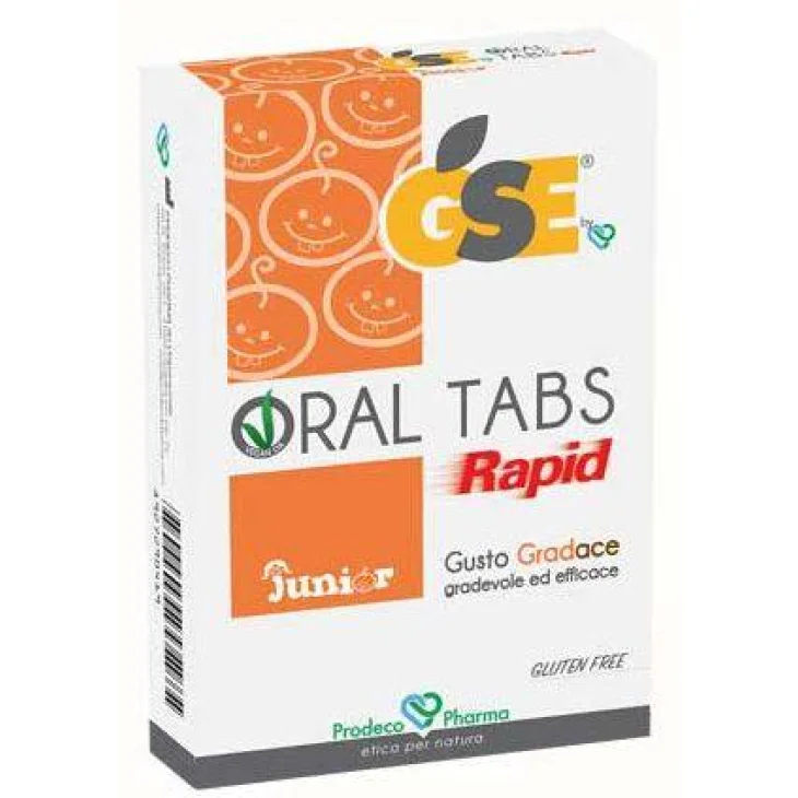 Prodeco Pharma Gse Oral Tabs Rapid Junior per la mucosa orofaringea 12 Compresse