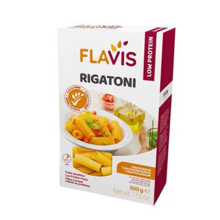 Flavis Rigatoni Pasta aproteica 500 g