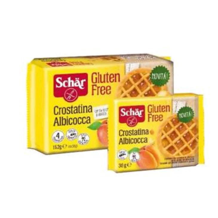 Schar Crostatina Albicocca Dolce di pasta frolla senza glutine 4 X 38 g