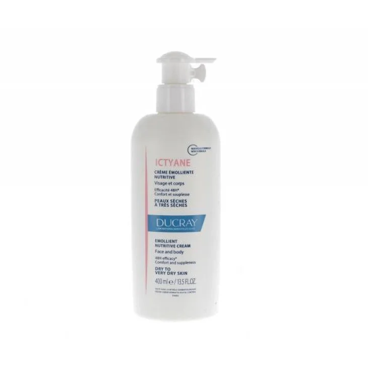 Ducray Ictyane Crema Anti Secchezza Viso e Corpo 400 ml