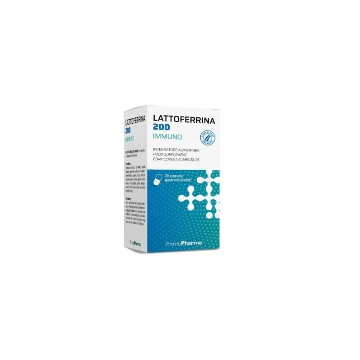 Promopharma Lattoferrina 200 Immuno Sistema Immunitario 30 Capsule