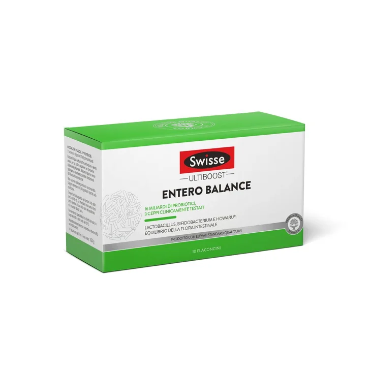 Swisse Entero Balance Liquido Integratore per la Flora Intestinale 10 flaconcini