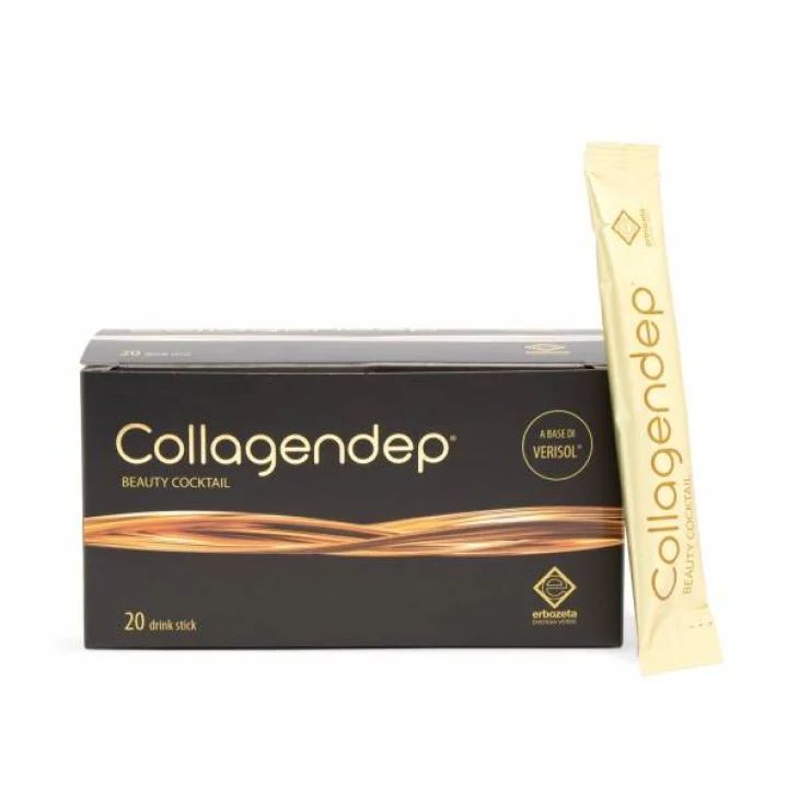 Collagendep Beauty Cocktail Integratore per la Pelle 20 Drink Stick da 15 ml