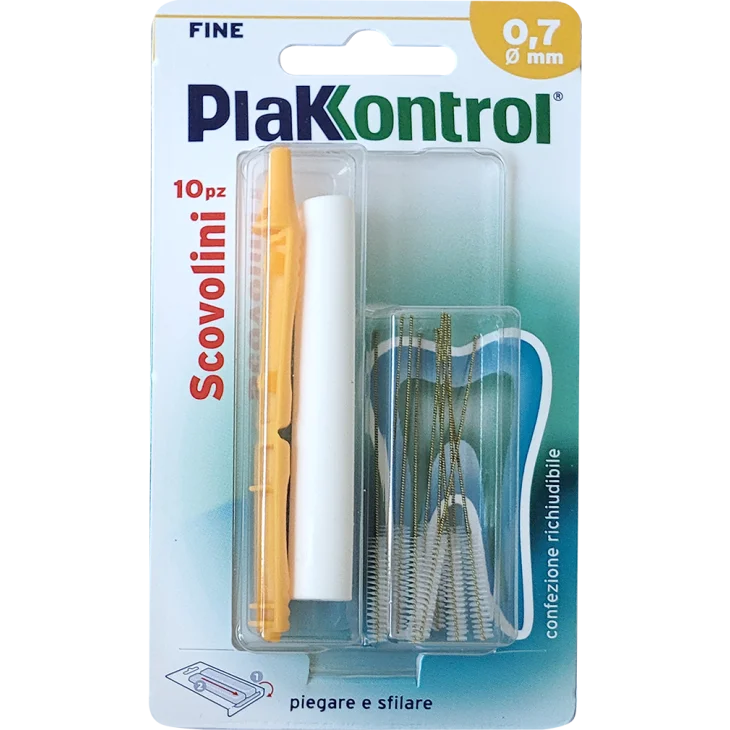 Plakkontrol Minigrip Scovolino 0,7 Mm 10 Pezzi