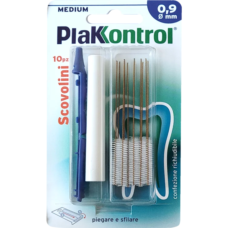 Plakkontrol Minigrip Scovolino 0,9 Mm 10 Pezzi