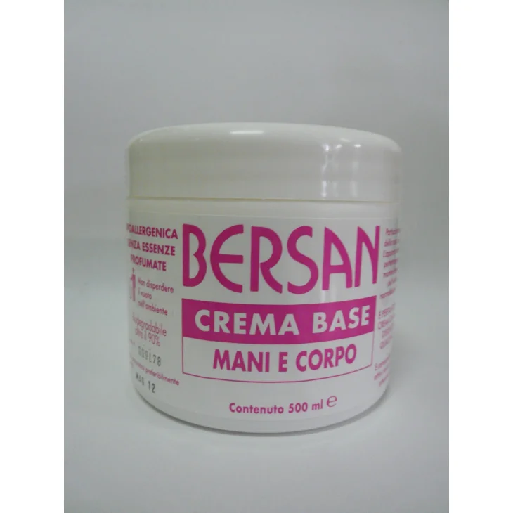 Bersan Crema Base Corpo e Mani Idratante 500 Ml