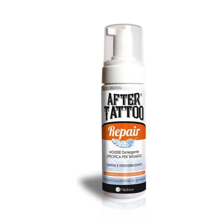 Aftertattoo Repair Mousse detergente per pelle sottoposta a tatuaggi 100 ml