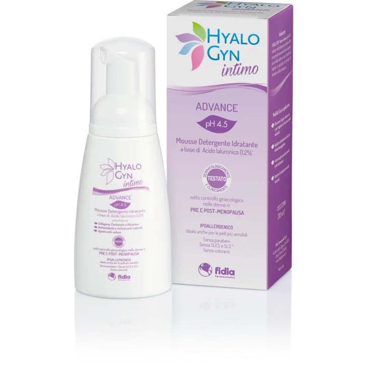 Fidia Hyalo Gyn Intimo Mousse Advance Detergente 200 Ml