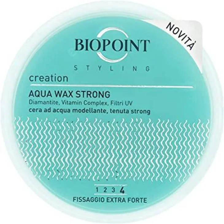 Biopoint Aqua Wax Extra Strong Cera modellante per capelli 100 ml