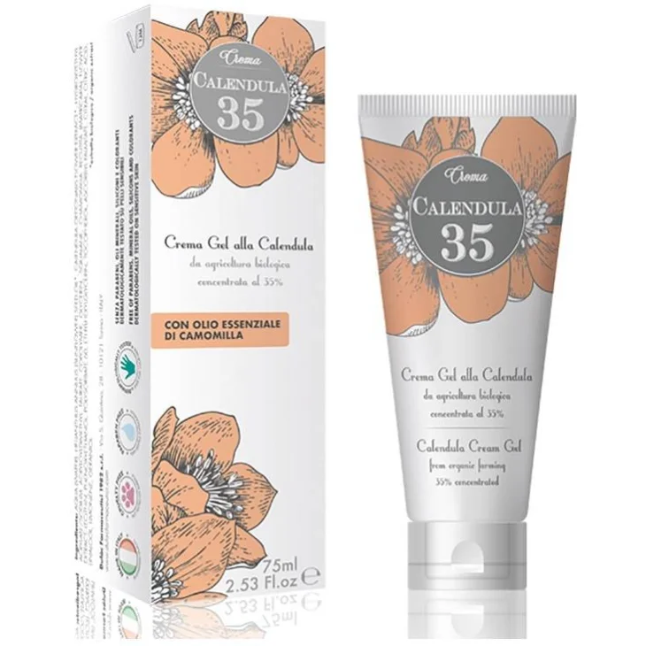 Calendula 35 Crema Gel per pelli delicate di bambini e neonati 75 ml