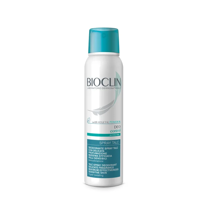 Bioclin Deo Control Spray Dry Talc Deodorante per Ipersudorazione 150 ml