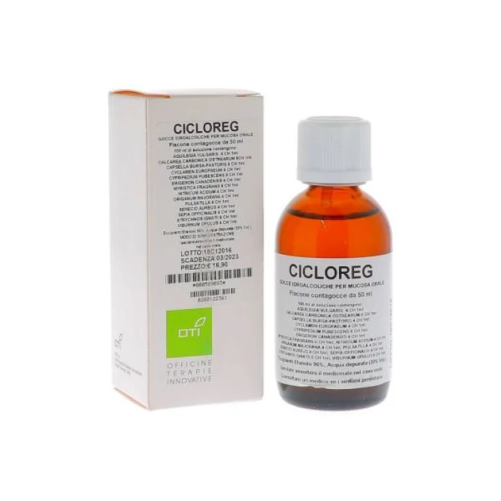 Oti Cicloreg Composto Gocce 50 ml Soluzione Idroalcolica