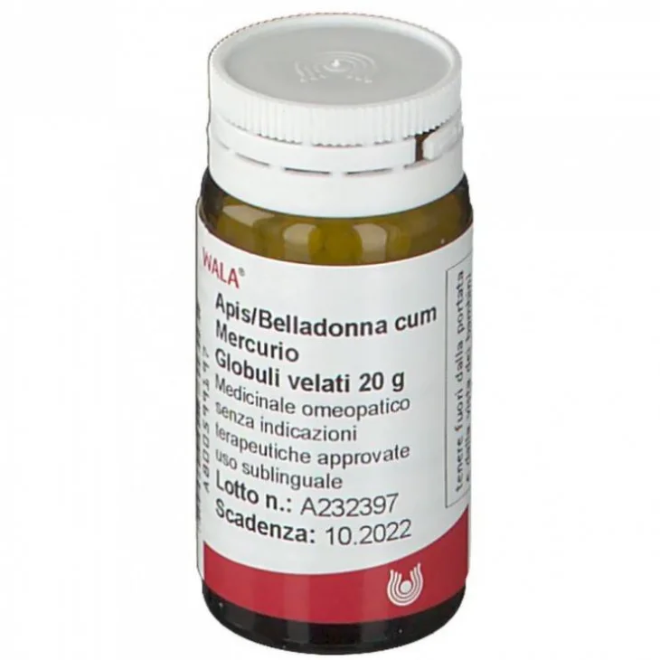 APIS BELLADONNA MERC 20 G GLOBULI WALA