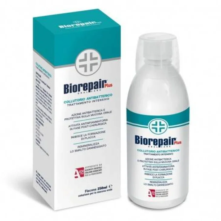 Biorepair Plus Collutorio Antibatterico contro Sensibilità Dentale 250 ml