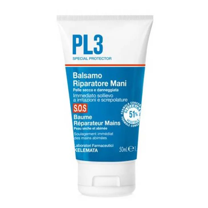 Pl3 Balsamo Riparatore Mani Sos 50 Ml