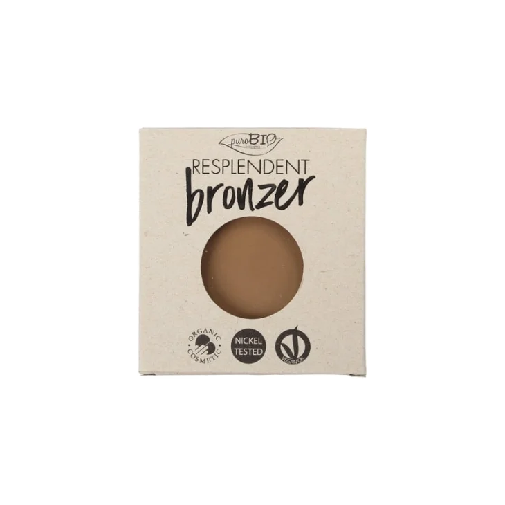 Purobio Terra Compatta Resplendent Bronzer Matte Refill 01 Marrone Pallido