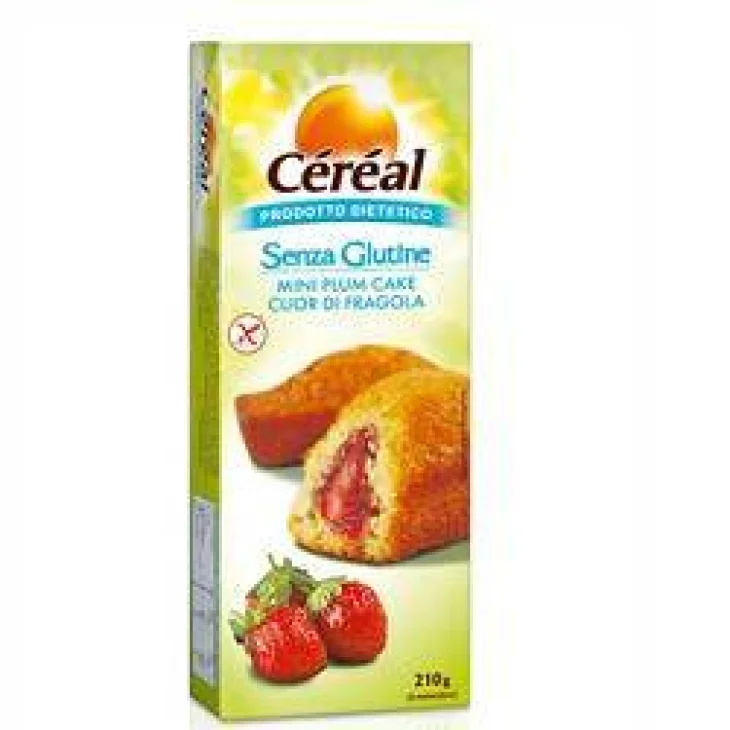 Cereal Mini Plumcake alla fragola senza glutine 210 g