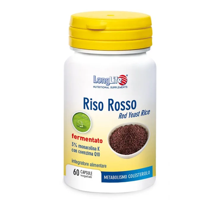 Longlife Riso Rosso Fermentato Integratore Colesterolo 100 capsule vegetali