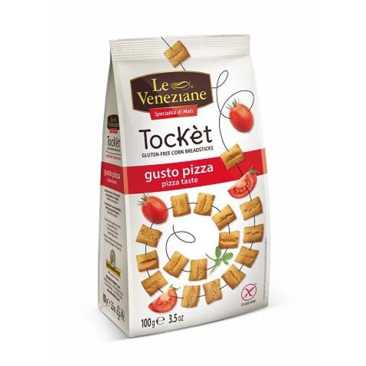 Le Veneziane Tocket Snack alla Pizza Senza Glutine 100 g