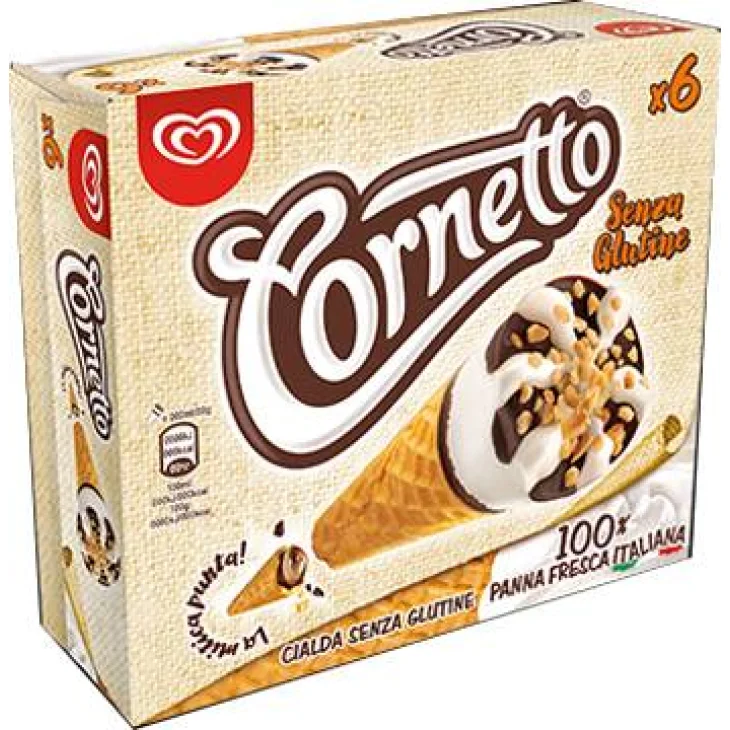 ALGIDA CORNETTO SENZA GLUTINE 5 X 75 G