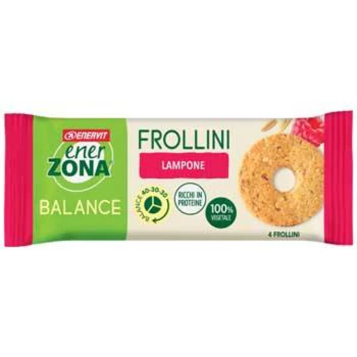 Enerzona Frollino lampone con apporto proteico 24 g