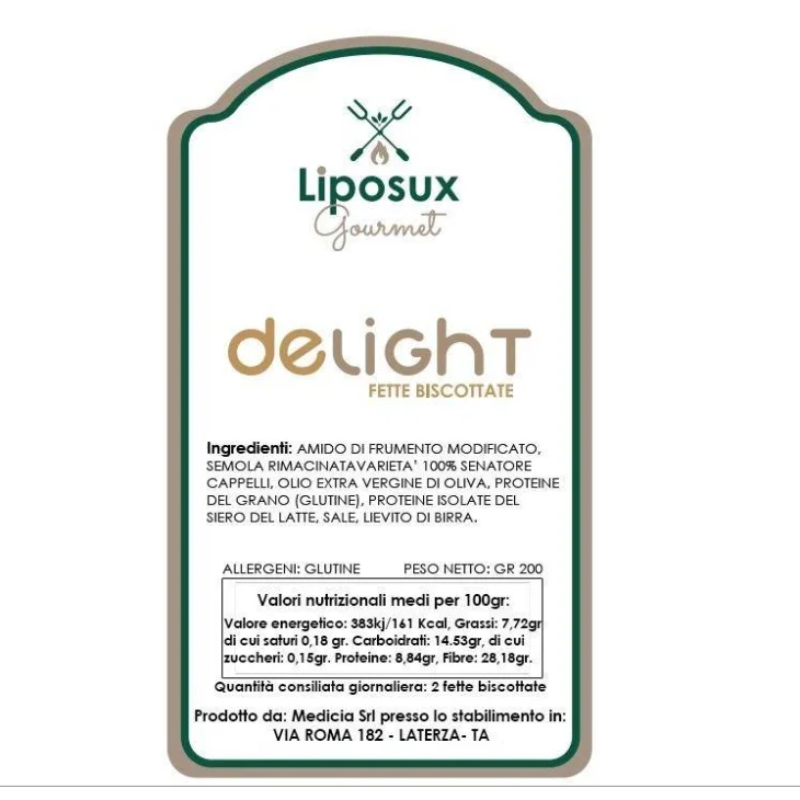 Liposuxten Linea Delight Fette Biscottate 200 g