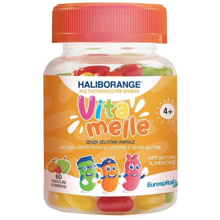 Haliborange Vitamelle Multivitaminico per Bambini 60 Caramelle