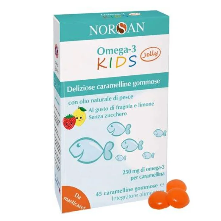 Norsan Kids Omega 3 Caramelline gommose 90 g