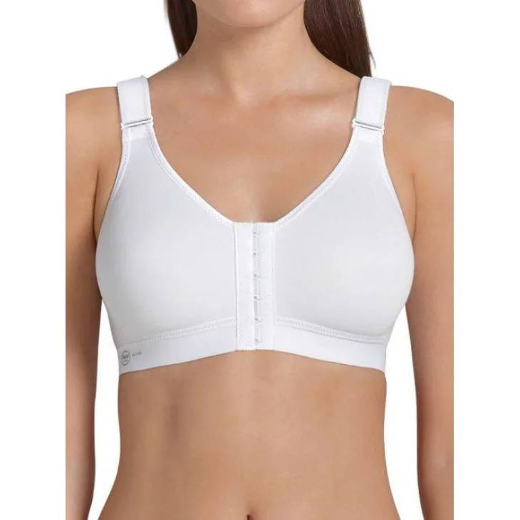 Anita Active 5523 Reggiseno Con Apertura Frontale Bianco EU80 Cup A