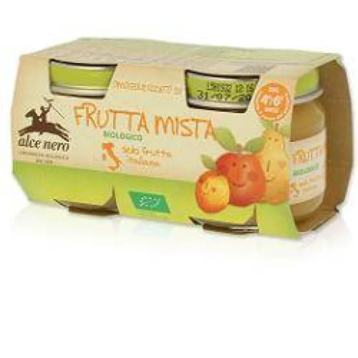 Alce Nero Omogeneizzato Frutta Mista Bio 2 x 80 g