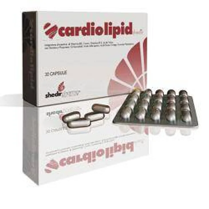 ShedirPharma Cardiolipid Integratore per benessere cardiovascolare 30 Capsule