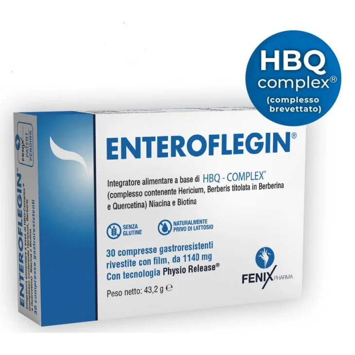 Enteroflegin Integratore per il benessere dell'intestino 30 Compresse