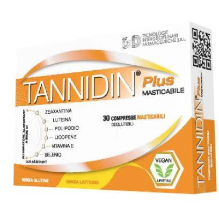 TANNIDIN PLUS 30 COMPRESSE MASTICABILI