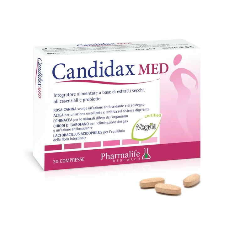 Pharmalife Research Candidax Med per il benessere intestinale 30 compresse