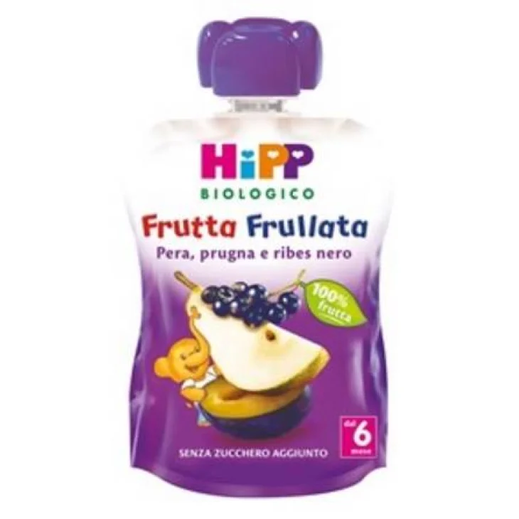 Hipp Bio Frutta Frullata con Pera Prugna Ribes 90 g