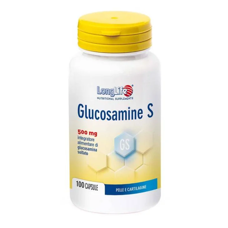 Longlife Glucosamina Integratore per la pelle 100 Capsule