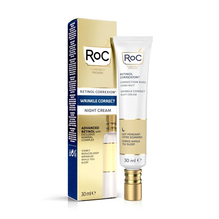 Roc Retinol Correxion Wrinkle Correct Crema Viso Notte 30 ml