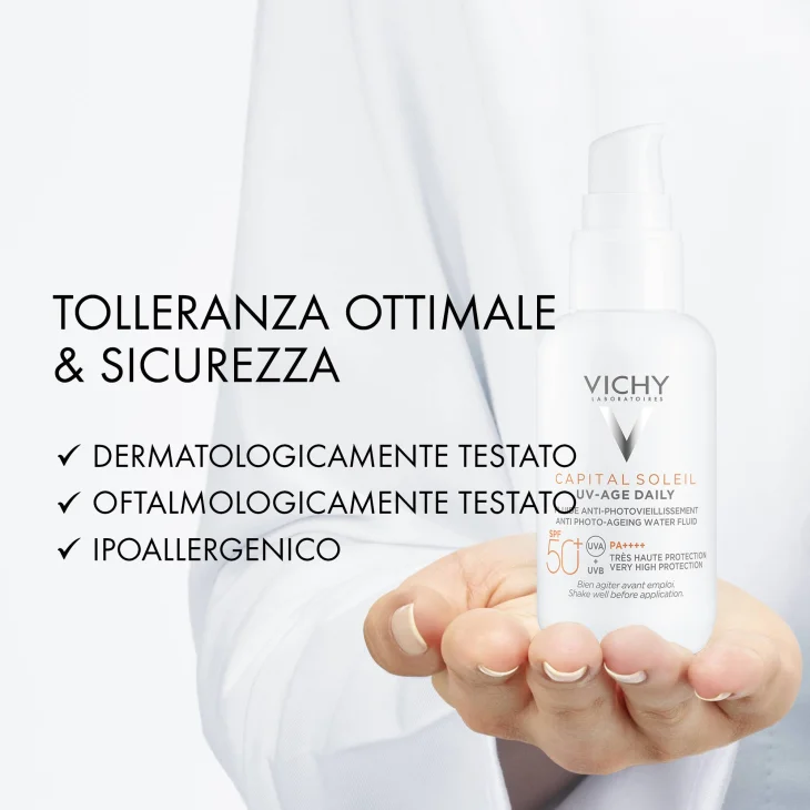 Vichy Capital Soleil UV-Age Daily- Fluido Anti Fotoinvecchiamento SPF50+ 40 ml