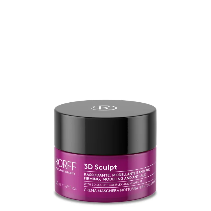 Korff 3D Sculpt Crema Maschera Notte Anti-Age Viso e Collo 50 ml