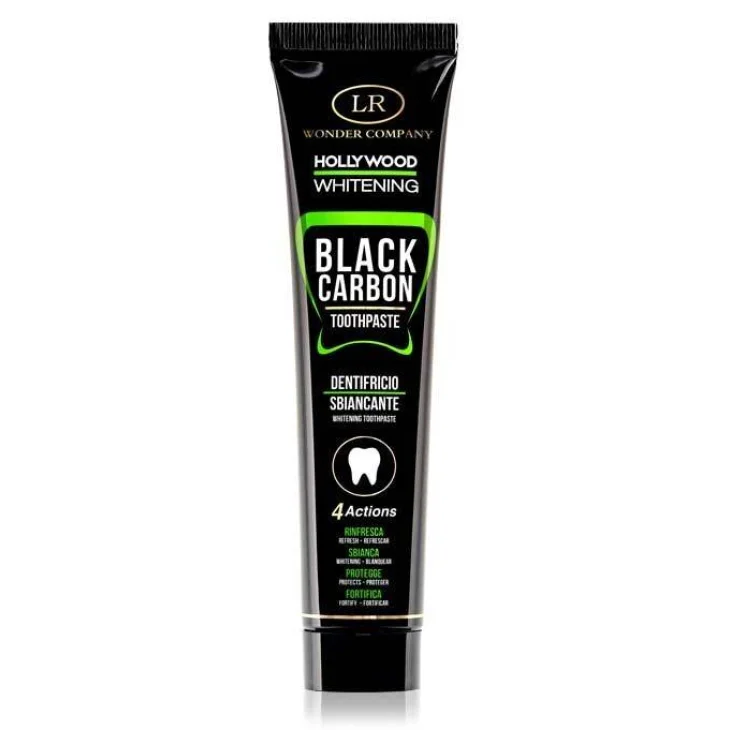 Hollywood Whitening Black Carbon Dentifricio 75 ml