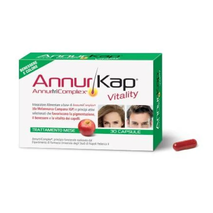 AnnurKap Vitality Integratore Benessere Capelli 30 compresse