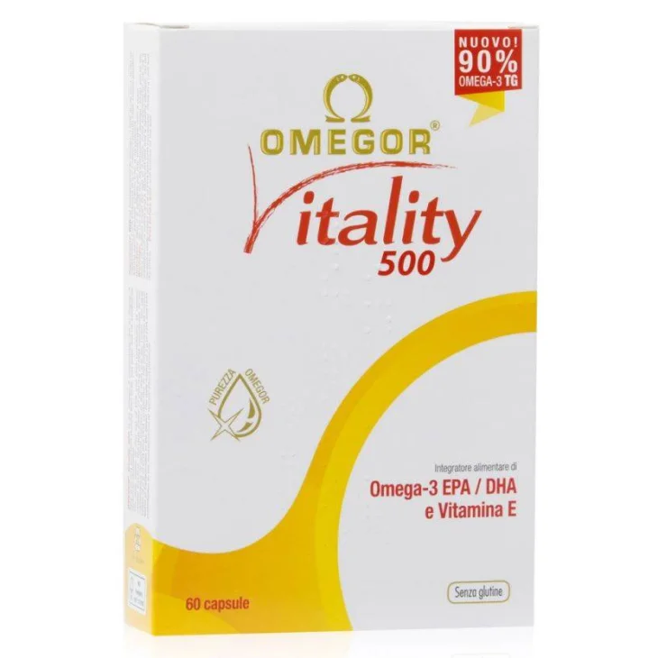 Omegor Vitality 500 Integratore Omega 3 60 Compresse